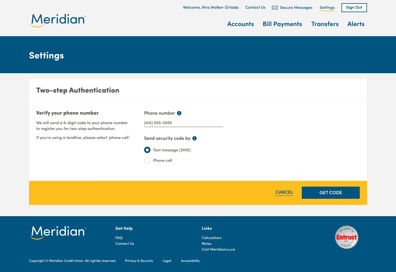 Step 8: Verify your Phone Number