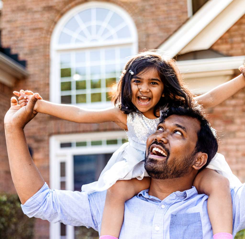 A father and a daughter
