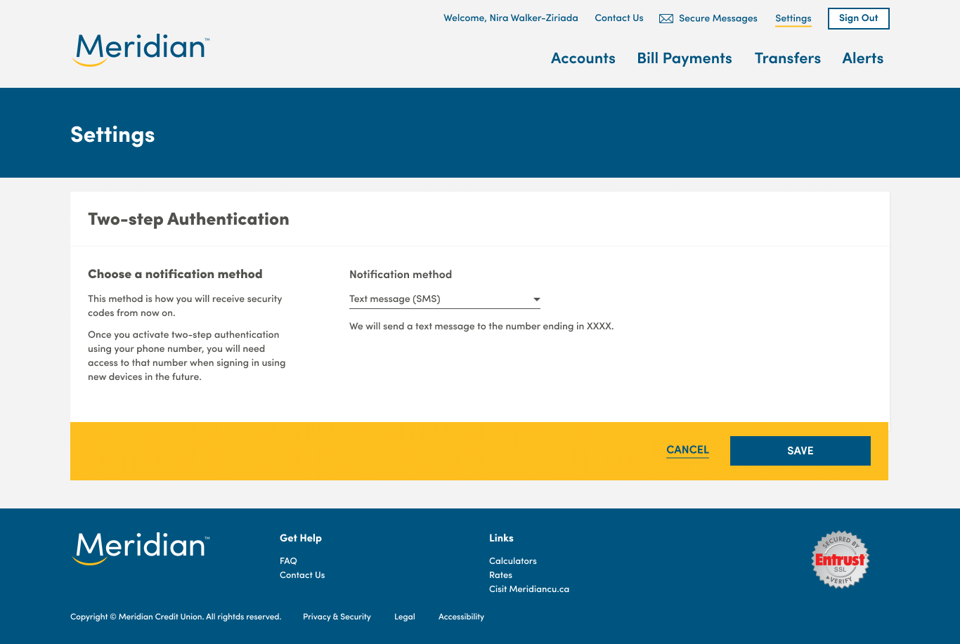 Step 10: Choose a notification method