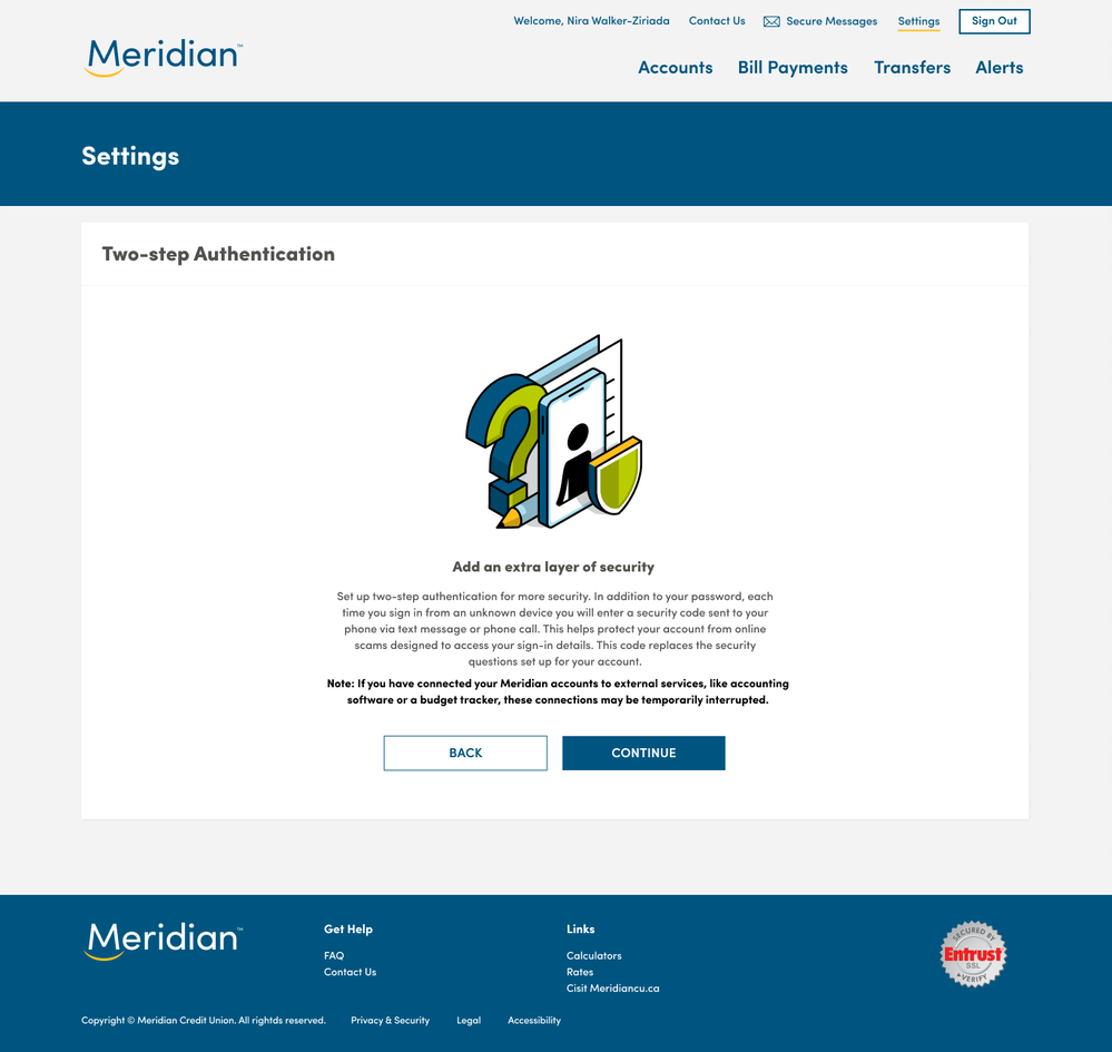 Step 7: Set up Two-Step Authentication