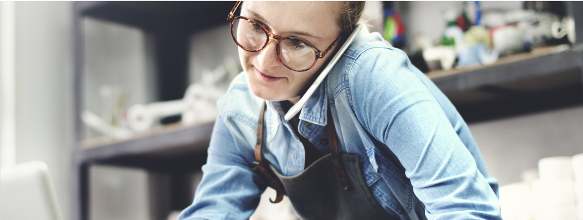 woman on the phone