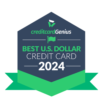 creditcardGenius Best US Dollar Credit Card award