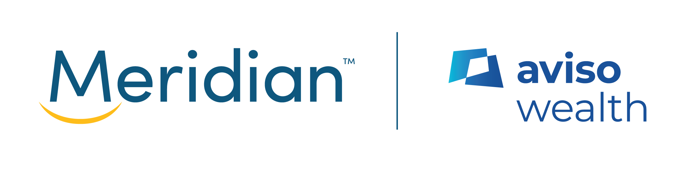 Meridian logo and Aviso Wealth logo